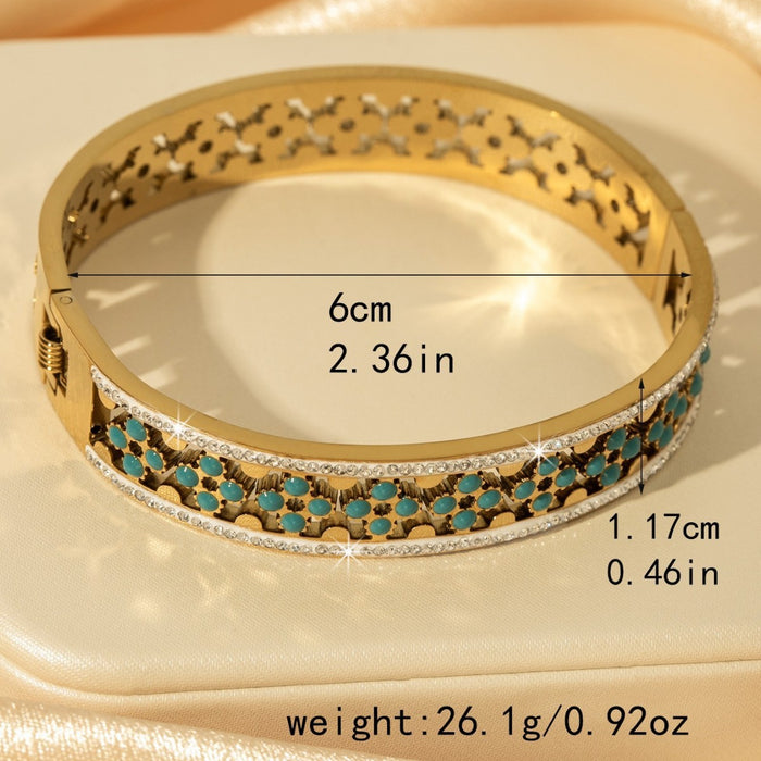 Wholesale Titanium steel hollow high-end bracelet