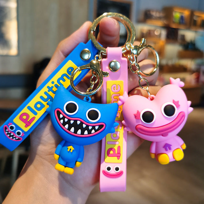 Wholesale Rubber Cartoon Doll Keychain JDC-KC-Tingm197