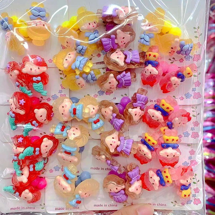 Wholesale 20PCS Children's Cartoons Plastic Hair Rope JDC-HS-Yuwei001