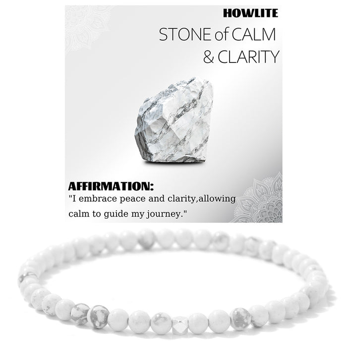 Wholesale 4mm stone bead bracelet with color retaining silver beads tiger' s eye and volcanic stone beads