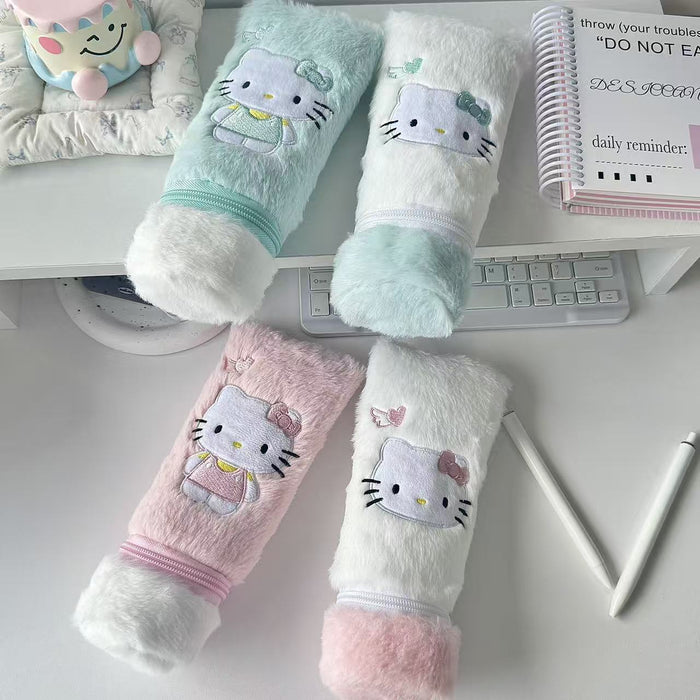 Wholesale Cartoon Plush Toothpaste Pencil Bags