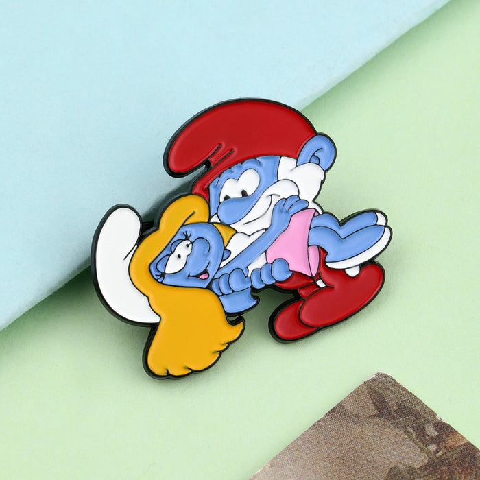Wholesale Cartoon Brooch Enamel Comic Badge Clothes Backpack Pin Metal