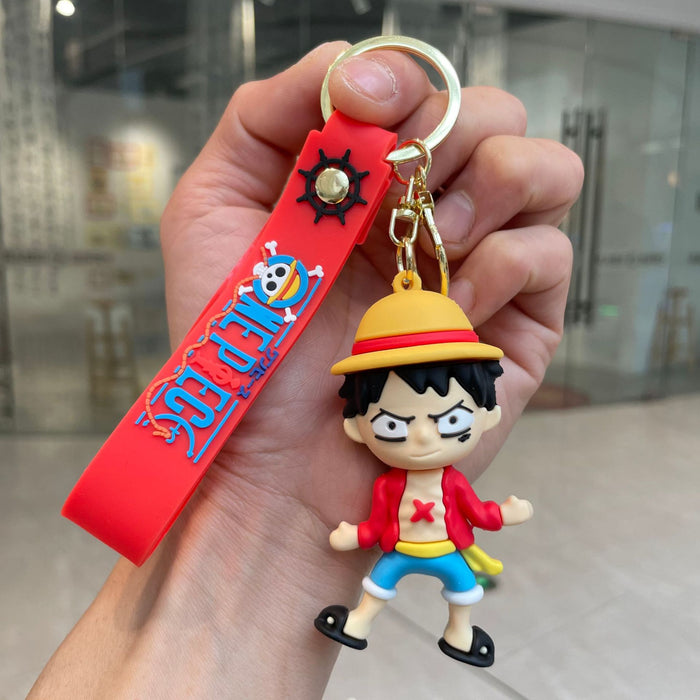 Wholesale Keychain anime 3D doll backpack pendant car keychain small gift wholesale