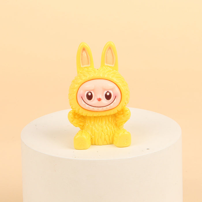 Wholesale Cute Resin Particle Solid Color Keychain Pendant