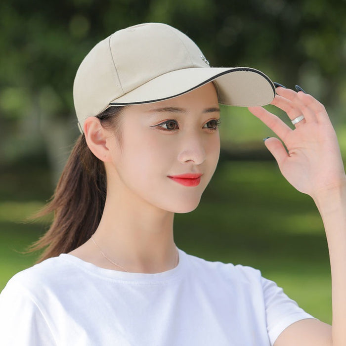 Wholesale Hat women's summer sun-proof peaked cap fashionable all-match fashionable thin long brim baseball cap sun hat