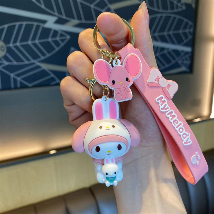 Wholesale Cartoon Doll Silicone Keychain JDC-KC-MingT059