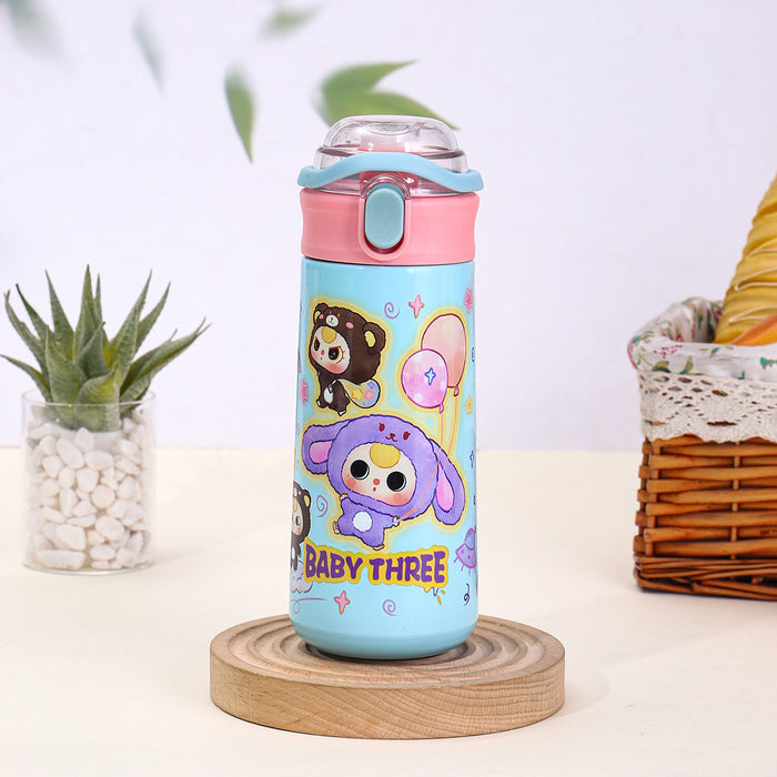 Wholesale Children' s cute bunny thermos stainless steel portable drinking water cup