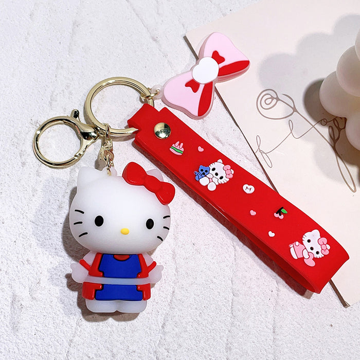 Wholesale PVC Cartoon Doll Keychain JDC-KC-Qiwei023