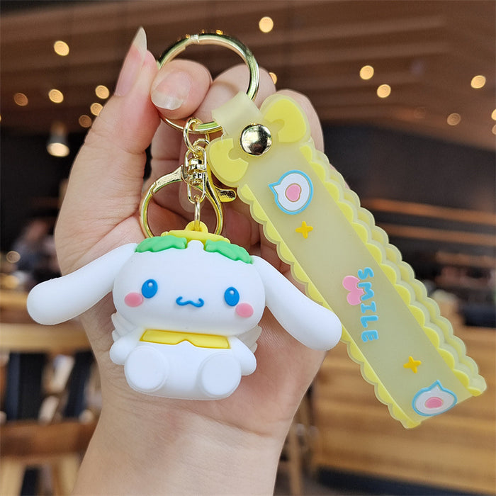 Wholesale Silicone Cartoon Doll Keychain JDC-KC-MingT115