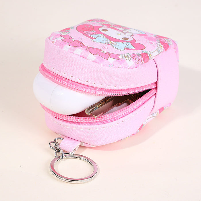 Wholesale Girly Waterproof Leather Coin Purse Student Portable Mini Key Case Cartoon Cute Coin Bag