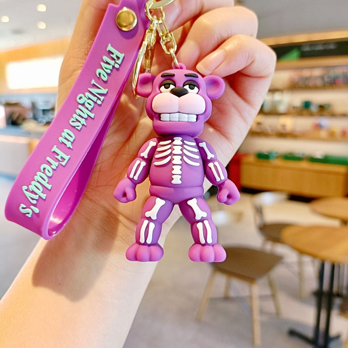 Wholesale Mutant Animal Cartoon Doll Silicone Keychain JDC-KC-MingT064