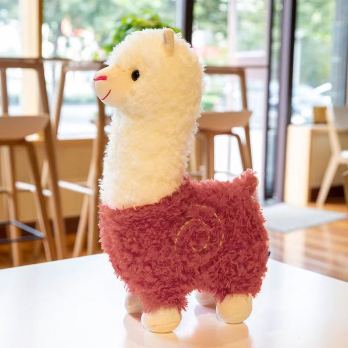Wholesale  cute simulation alpaca plush toy doll claw machine doll pillow plush toy gift