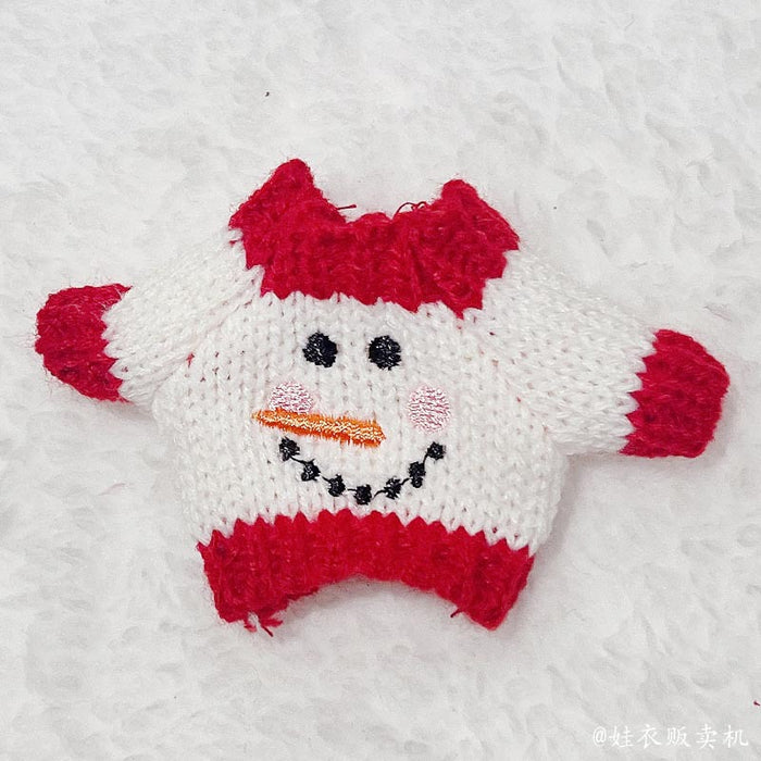 Wholesale Christmas clothes blind box pendant sweater hat set