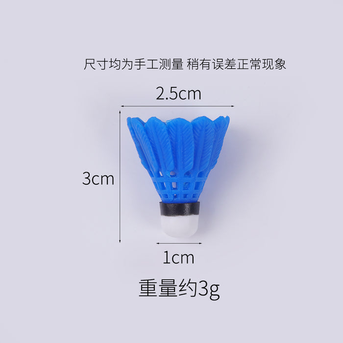Wholesale Badminton Keychain Pendant PVC Sports DIY Accessory MOQ≥5
