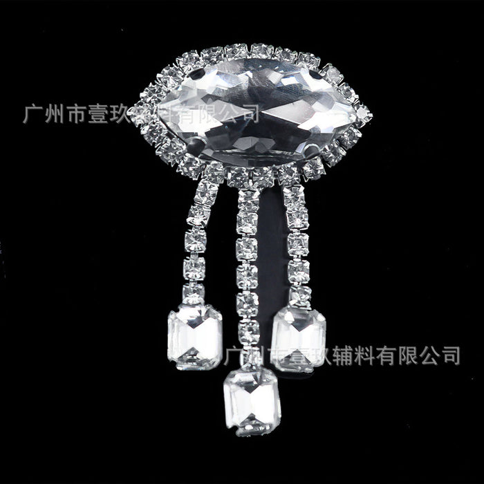 Wholesale DIY rhinestone bow clothing accessories