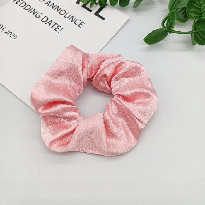 Wholesale Hair accessories: Solid color satin headband, retro and simple, large hair string