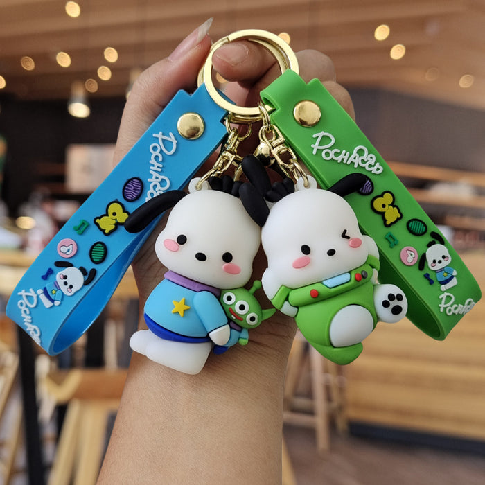 Wholesale Cartoon Silicone Doll Keychain JDC-KC-ZhuoRan020