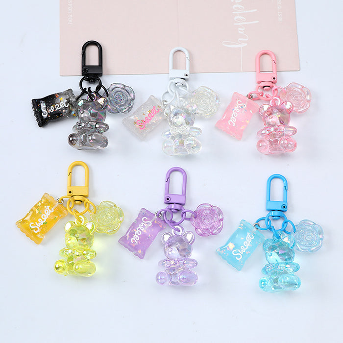 Wholesale   Keychain School Bag Pendant  Student Bag Pendant Accessories