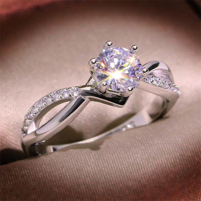 Wholesale Simulated Diamond Star Ring