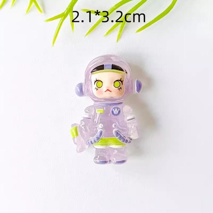 Wholesale Cute Astronaut Refrigerator Magnet Refrigerator Magnetic Sticker Personalized Creative Message Board Decorative Sticker