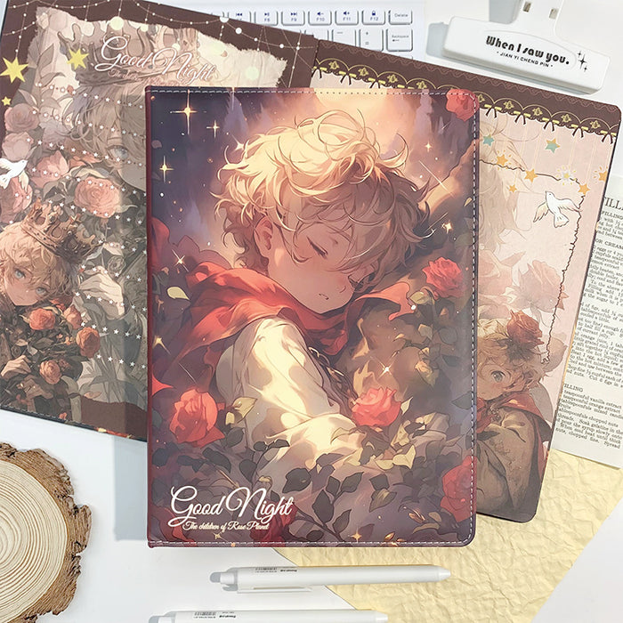 Wholesale 5pcs The Little Prince coloring book cartoon notebook notepad rose the little prince hardcover book