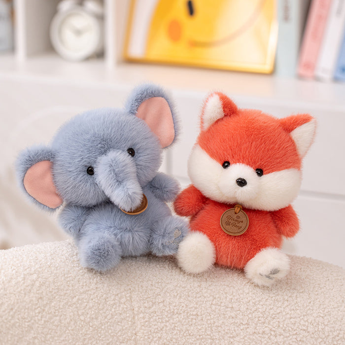Wholesale Cute pet zoo series plush toy cute little animal doll doll children' s birthday gift