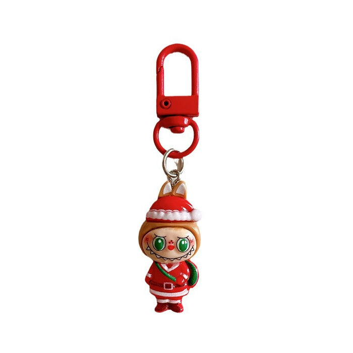Wholesale Cute Christmas keychain pendant cartoon student backpack pendant accessories Christmas gift
