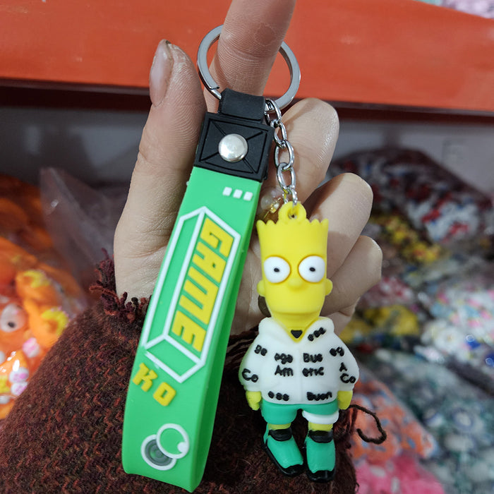 Wholesale PVC Cartoon Doll Keychain JDC-KC-YiZhuo006