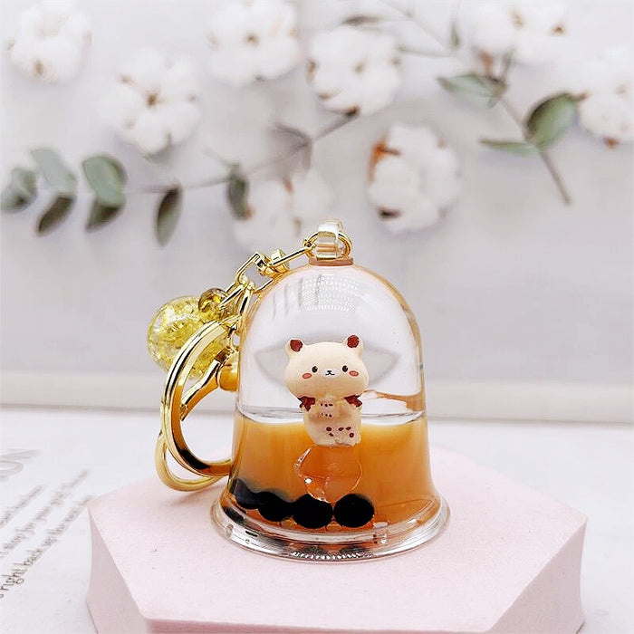 Wholesale Cartoon Acrylic Drift Bottle Keychain (S) JDC-KC-DiMeifei001