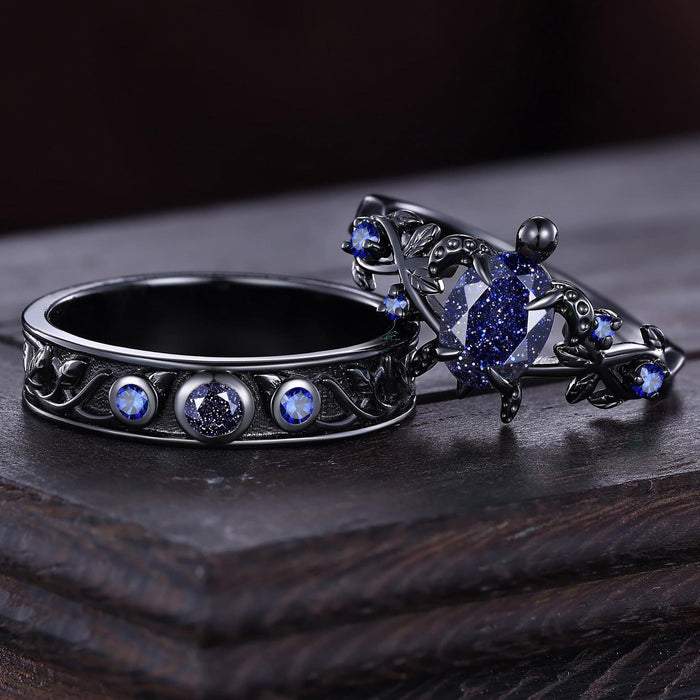 Wholesale Gothic Sea Turtle Vine Ring Set For Women Trendy  Gift Jewelry Accessory