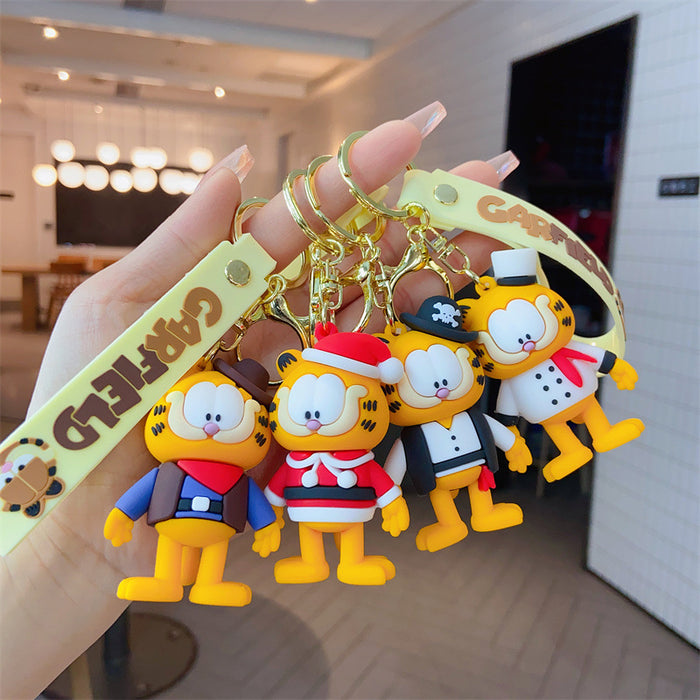 Wholesale Cute Garfield Doll Keychain JDC-KC-Many002