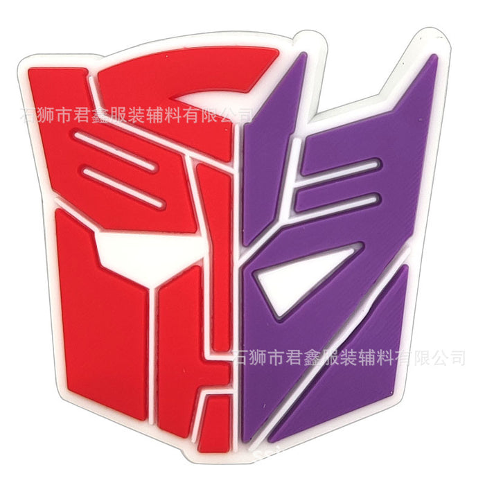 Wholesale 50pcs Cartoon Hole Shoes Buckle Decorative Buckle  Shoes Charms