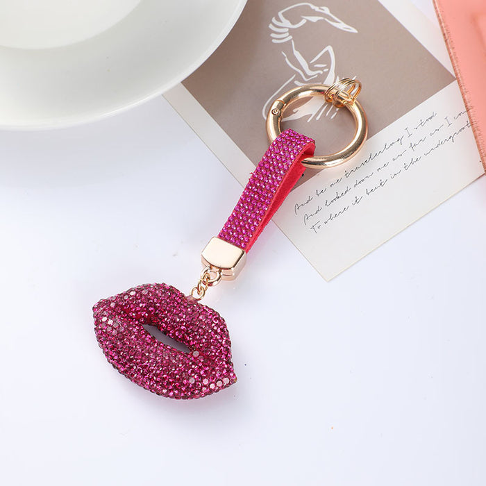 Wholesale Minimalist Lip Keychain Bag Charm