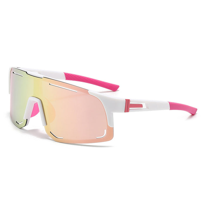 Wholesale New Polarized Sports Sunglasses Large Frame Outdoor Riding Windproof Sunglasses Colorful Glasses