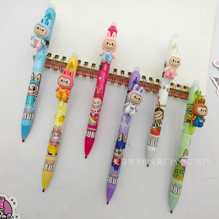 Wholesale Erasable blue cartoon children' s student press pen