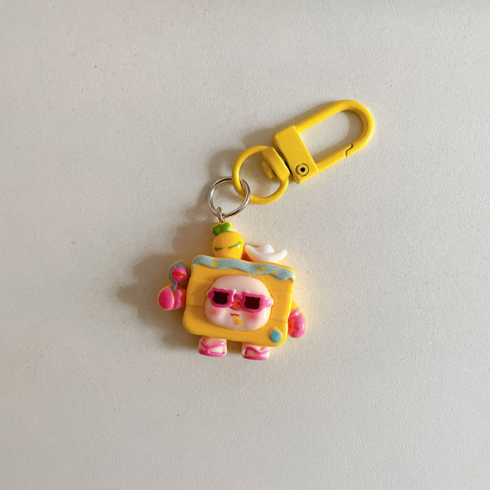 Wholesale New cartoon keychain pendant, cute backpack hanging accessory, backpack accessory
