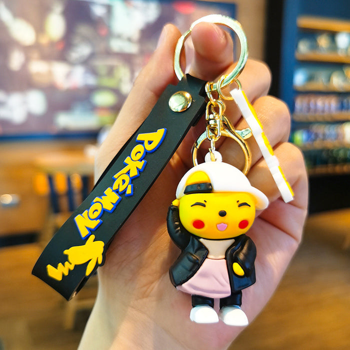 Wholesale Cartoon Doll Silicone Keychain JDC-KC-Tingm236