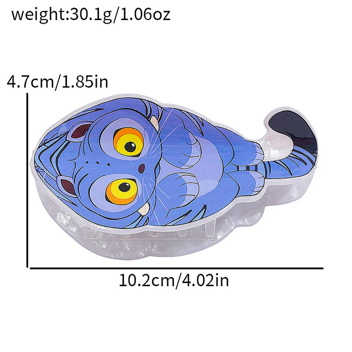 Wholesale Kpop Acrylic Material Handmade Hair Claw Clip