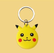 Wholesale PVC Protective Cover Cartoon Cute Anti-lost Device Silicone Protective Cover Keychain JDC-KC-YiJia001