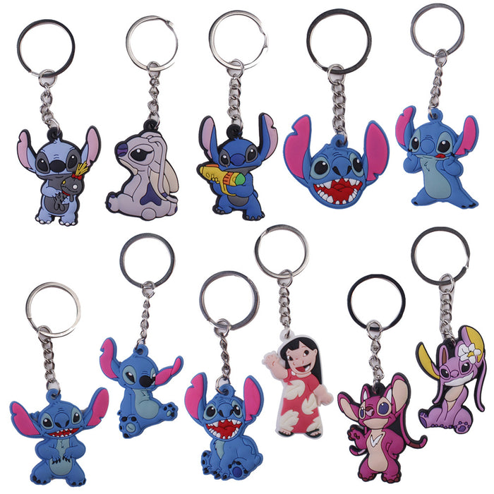 Wholesale 10pcs Cute Creative Cartoon PVC Keychains JDC-KC-MiLai009