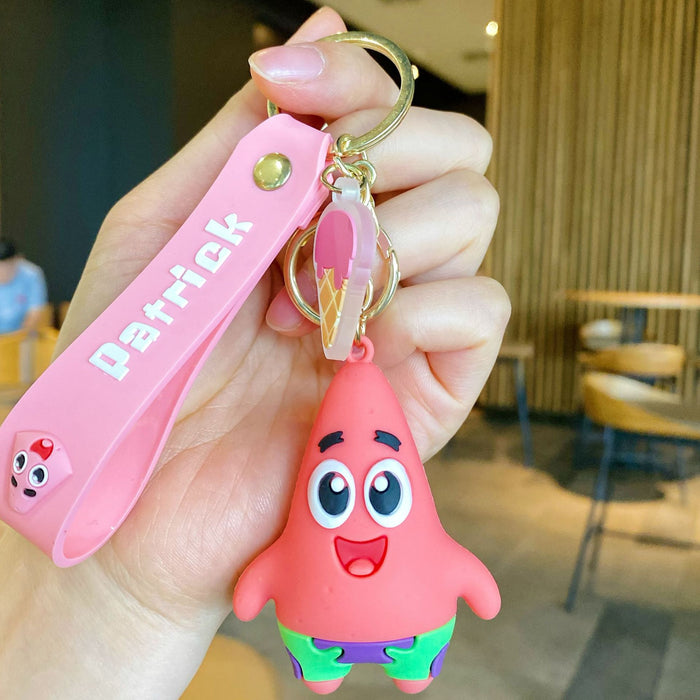 Wholesale Silicone Cartoon Doll Keychain JDC-KC-JiShi001