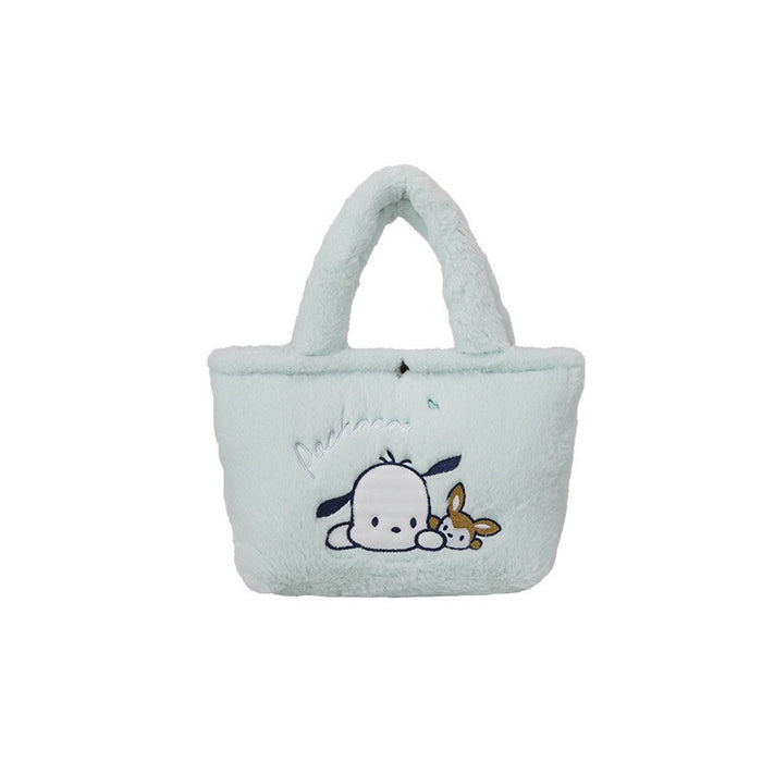 Wholesale cute large capacity portable plush bag