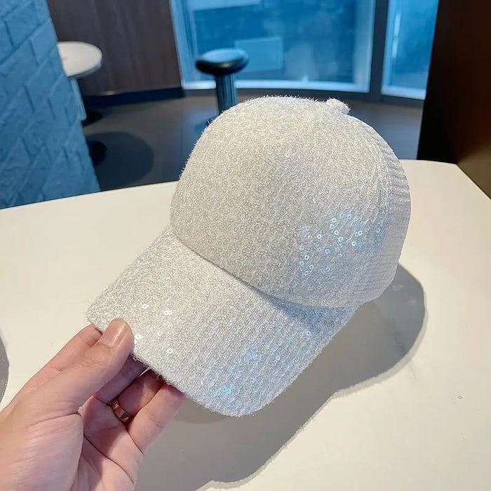 Wholesale Polyester  Glitter Baseball Net Cap JDC-FH-XuanWei001