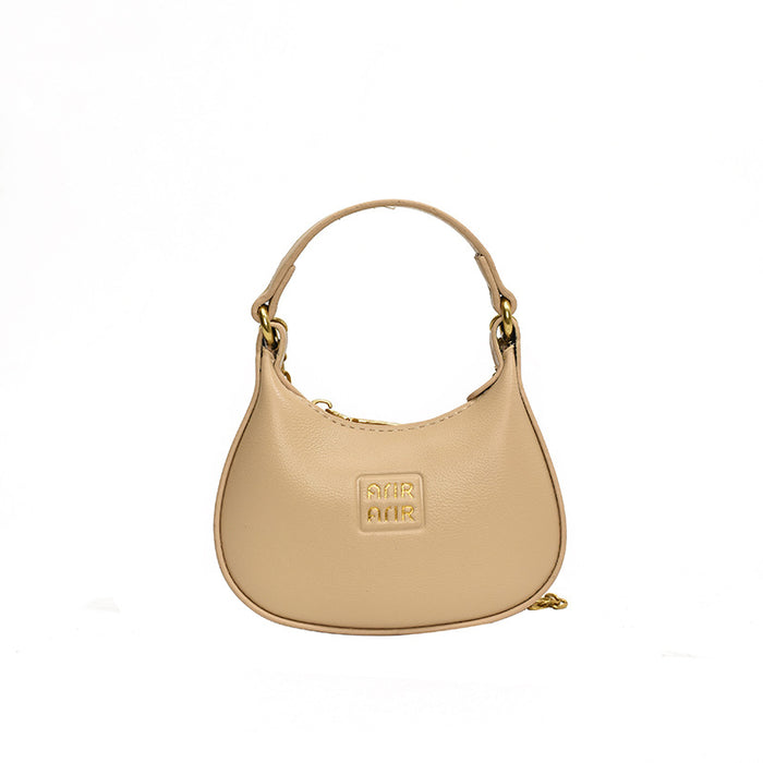 Wholesale Children's bag new minimalist letter baby handbag retro girl mini armpit bag chain bar crossbody bag