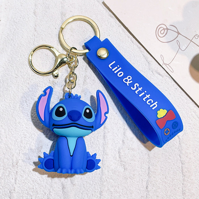 Wholesale Silicone Cartoon Doll Keychain JDC-KC-Qiwei025