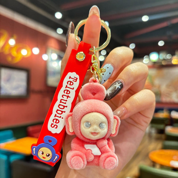 Wholesale Flocked Doll Key Pendant Plush Doll Pendant Bag Pendant Creative Birthday Gift Pendant Gift