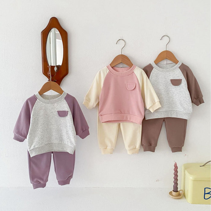 Wholesale Color Matching Fake Pocket Outerwear Baby Clothes JDC-BC-WeiNiS002