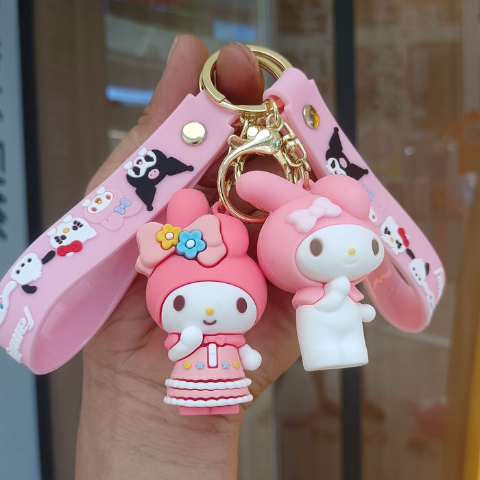 Wholesale  Cartoon Keychain School Bag Hanging  Dropping Doll  Pendant Small Gift