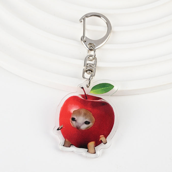 Wholesale Cute Cartoon Acrylic Keychain JDC-KC-XBK008