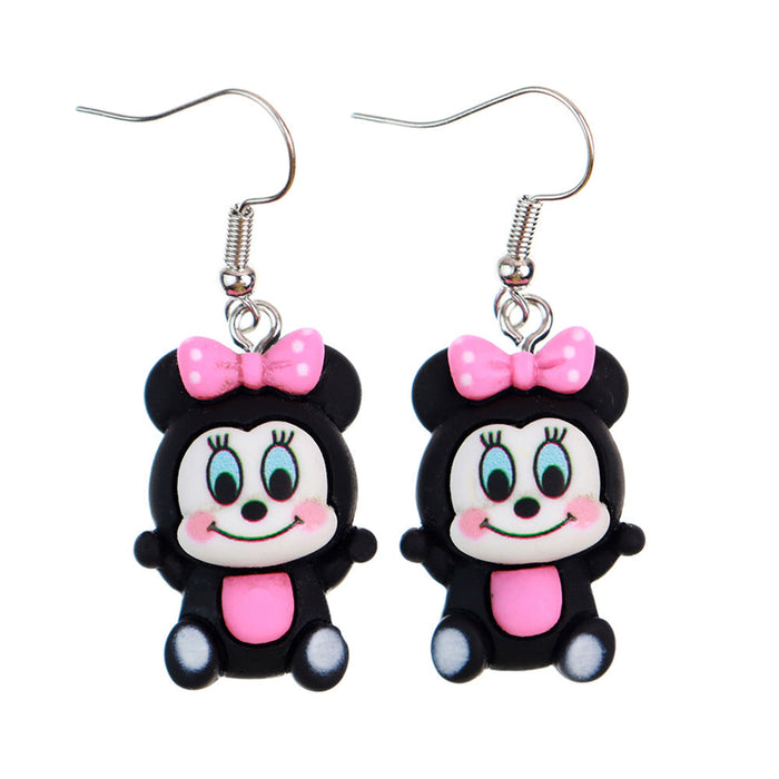 Wholesale Earrings Resin Cute Cartoon Earrings (S) JDC-ES-niqing002